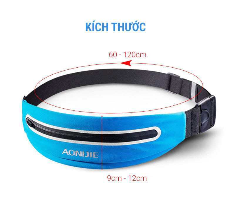 that lung chay bo 1 ngan cao cap aonijie 02 Thắt lưng chạy bộ phản quang Aonijie B001Plus - YCB.vn
