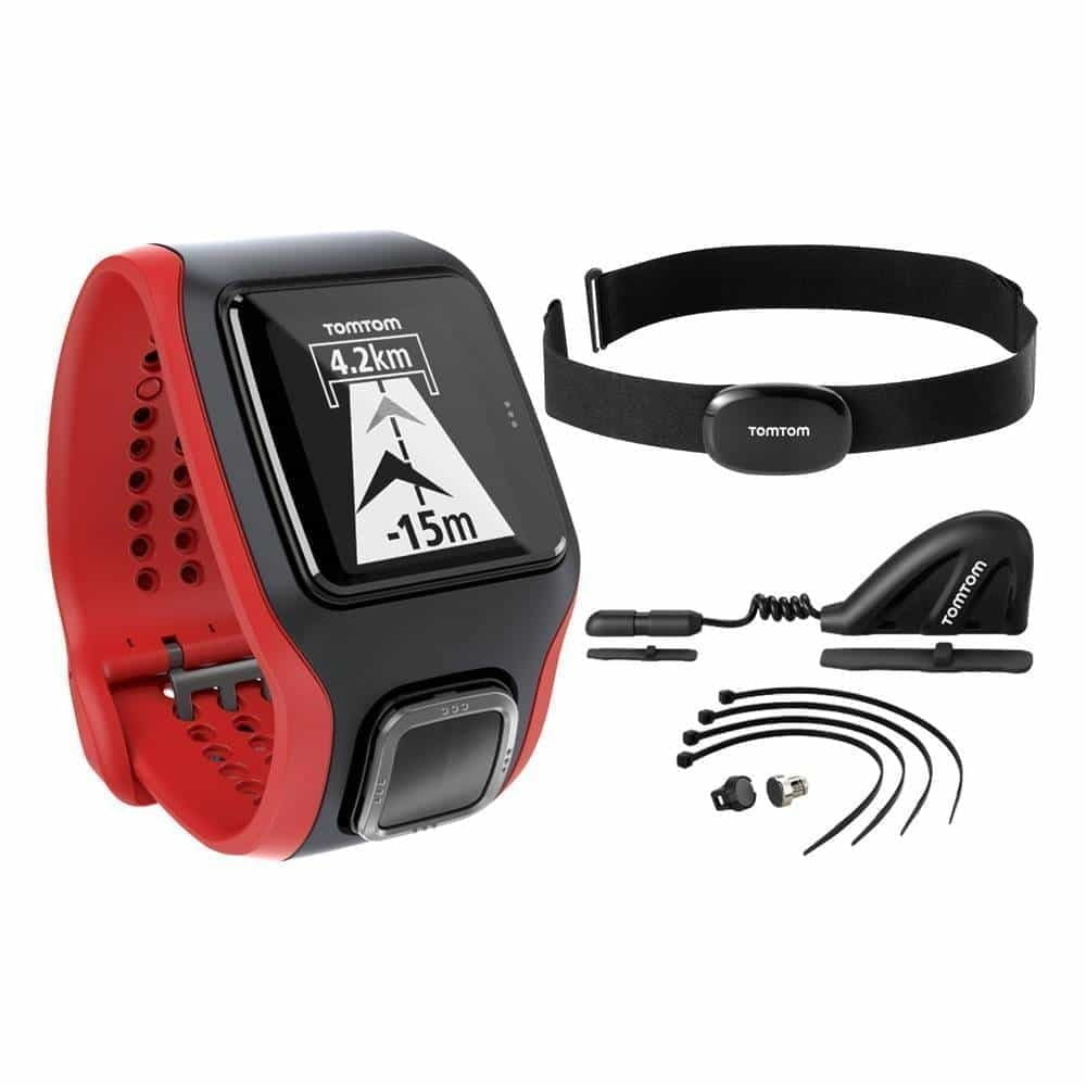 Đồng hồ GPS TomTom Multi-Sport Cardio + Cadence & Speed Sensor Altimeter (cảm biến đo tốc độ, độ cao) 1 TomTom Multi Sport Cardio Black Red Bundle Đồng hồ GPS TomTom Multi-Sport Cardio + Cadence & Speed Sensor Altimeter (cảm biến đo tốc độ, độ cao) - YCB.vn