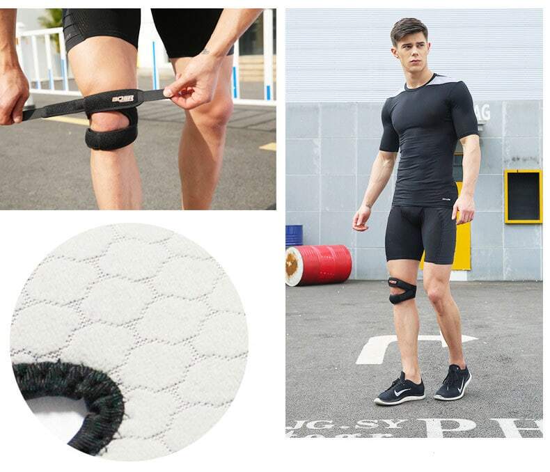 bang ho tro goi kn02s 04 Băng hỗ trợ gối knee strap bản đôi Boer KN02s - YCB.vn
