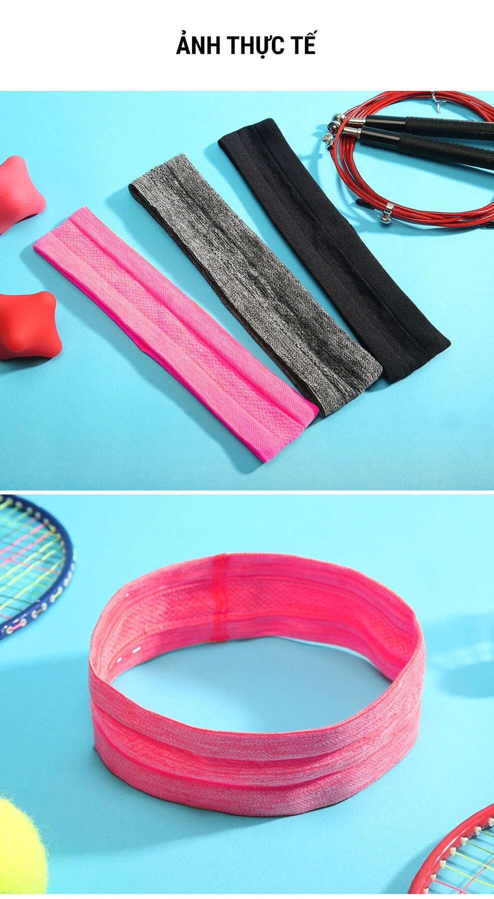 Băng trán thể thao Headband HB01 6 headband hb01 anh thuc te 1 Băng trán thể thao Headband HB01 - YCB.vn