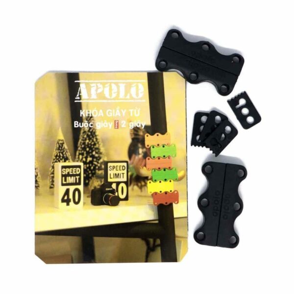 khoa giay tu apolo 01 Khoá dây giày từ tính cao cấp Apolo - YCB.vn