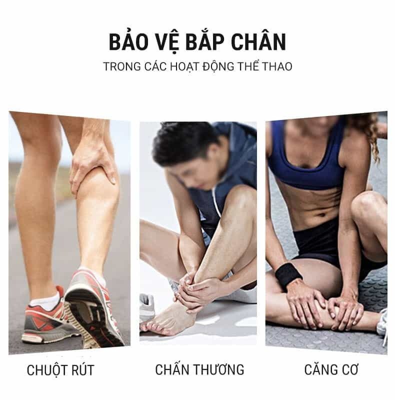 vo bo ong chan compression leg sleeve LS01 chi tiet 03 Bó ống chân thể thao YCB Leg Compression LS01 - YCB.vn