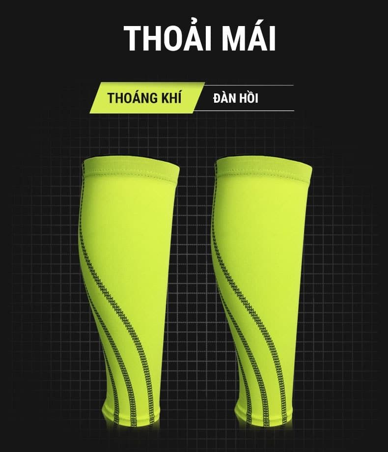 vo bo ong chan compression leg sleeve LS01 chi tiet 05 Bó ống chân thể thao YCB Leg Compression LS01 - YCB.vn