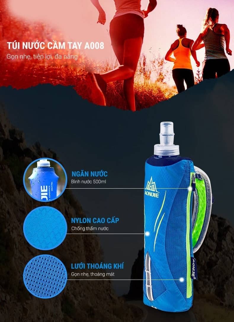 tui nuoc cam tay a008 chi tiet 1 Túi nước cầm tay Aonijie A008 (kèm chai nước 500ml) - YCB.vn