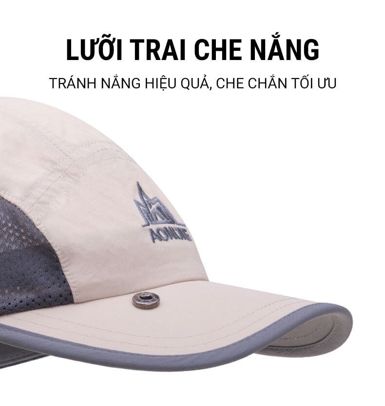 non che gay chong nang aonijie 006 1 Nón lưỡi trai che gáy chống nắng Aonijie - YCB.vn