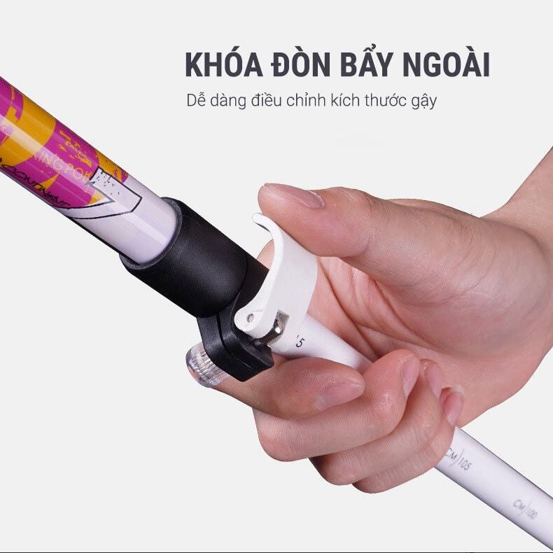 gay leo nui pioneer trail blazer pl 04 08 Gậy leo núi dạng gấp Z-pole Pioneer Trailblazer PL-04 (240 gram) - YCB.vn