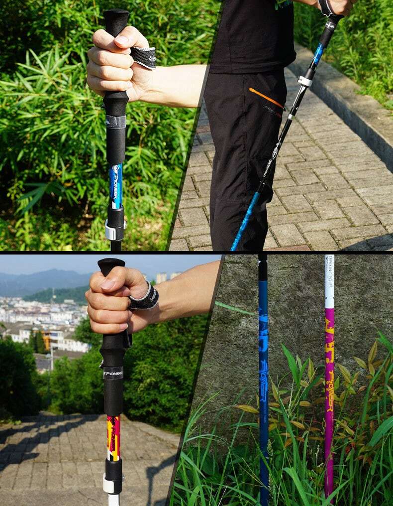 gay leo nui pioneer trail blazer pl 04 14 Gậy leo núi dạng gấp Z-pole Pioneer Trailblazer PL-04 (240 gram) - YCB.vn