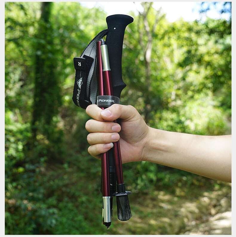 gay leo nui z pole pioneer ultra light pl 08 17 Gậy leo núi dạng gấp Z-pole Pioneer Ultra Light (PL-08) - YCB.vn