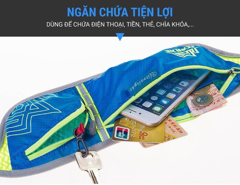Túi đeo hông mini Aonijie B023 6 tui deo hong b023 007 Túi đeo hông mini Aonijie B023 - YCB.vn