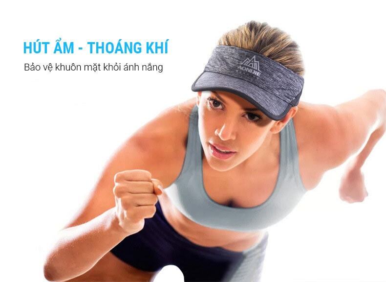 non che nang nua dau aonijie h03 007 Nón thể thao visor che nắng Aonijie (H03) - YCB.vn