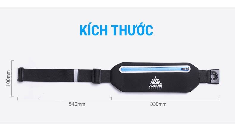 Thắt lưng chạy bộ phản quang Aonijie B027 8 that lung chay bo phan quang aonijie b027 09 Thắt lưng chạy bộ phản quang Aonijie B027 - YCB.vn