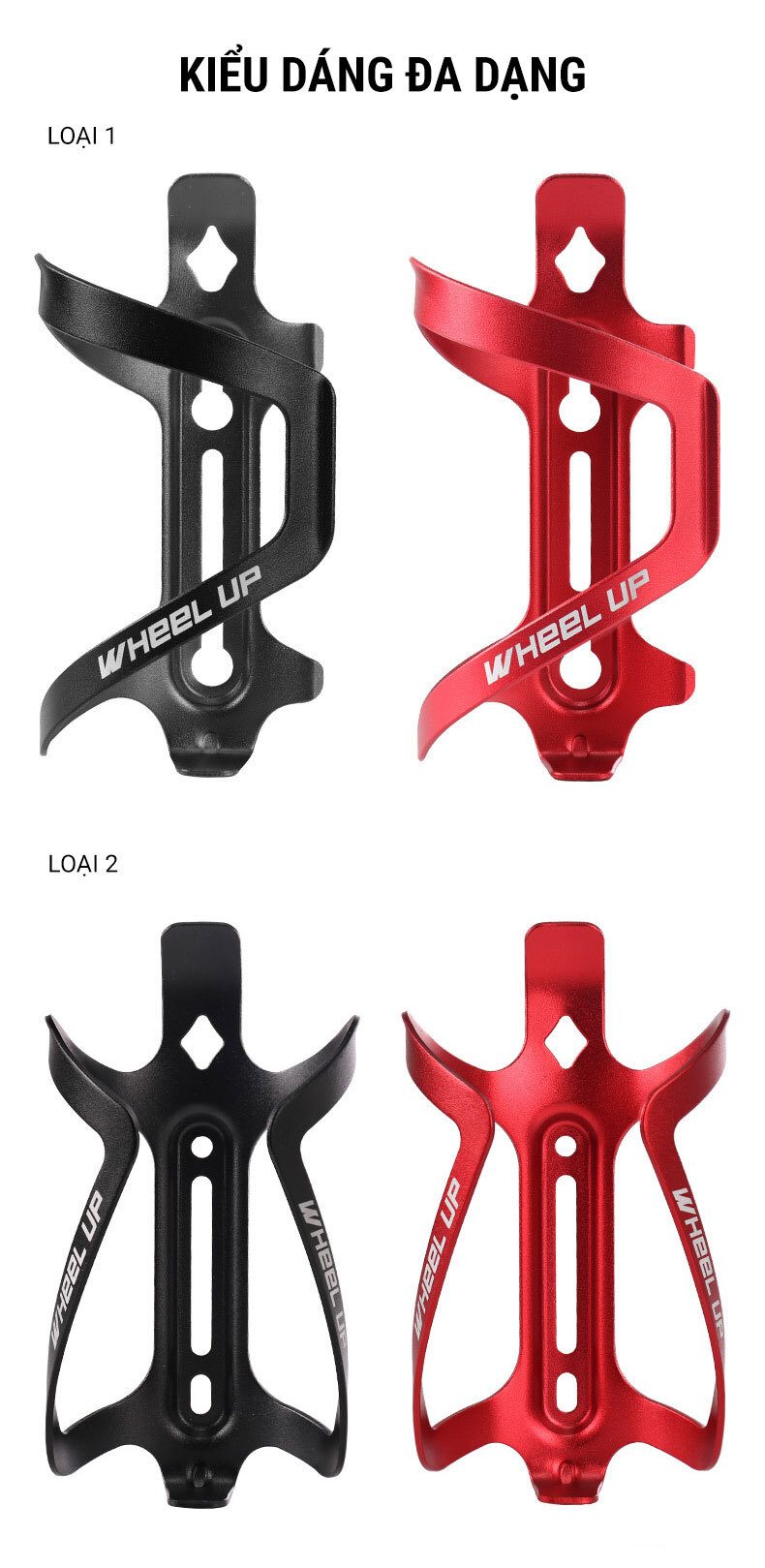 Gọng bình nước xe đạp Wheel Up 8 Gọng bình nước xe đạp Wheel Up - YCB.vn