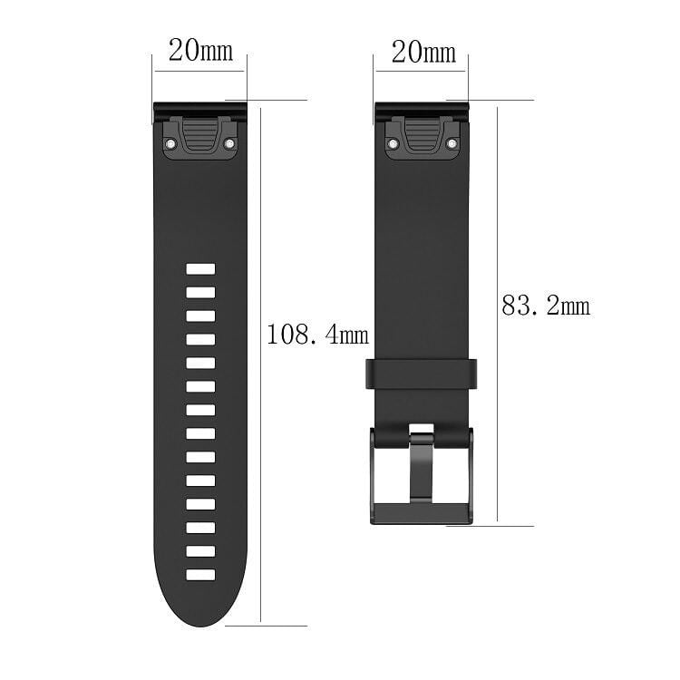 Dây đeo đồng hồ Quick Fit 620 - Garmin fenix 7S / 6S / 5S Plus / fenix 5S (20mm) 1 day deo dong ho garmin fenix 5s 01 Dây đeo đồng hồ Quick Fit 620 - Garmin fenix 7S / 6S / 5S Plus / fenix 5S (20mm) - YCB.vn