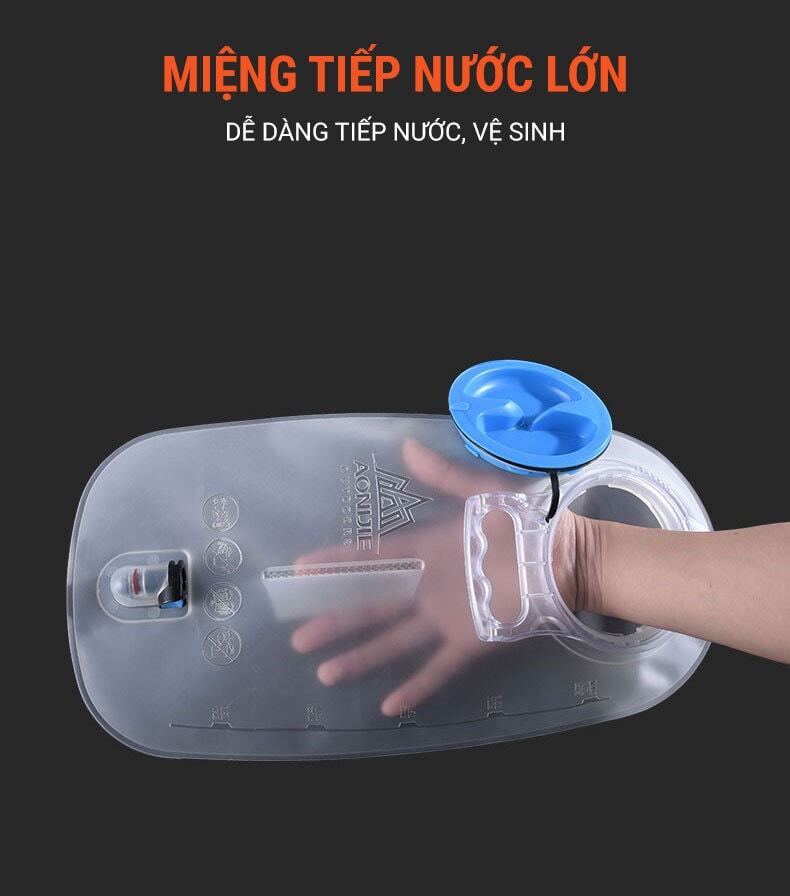 tui nuoc the thao aonijie tpu new 08 Túi nước thể thao Aonijie phiên bản mới (1.5 - 2.5 Lít) - YCB.vn