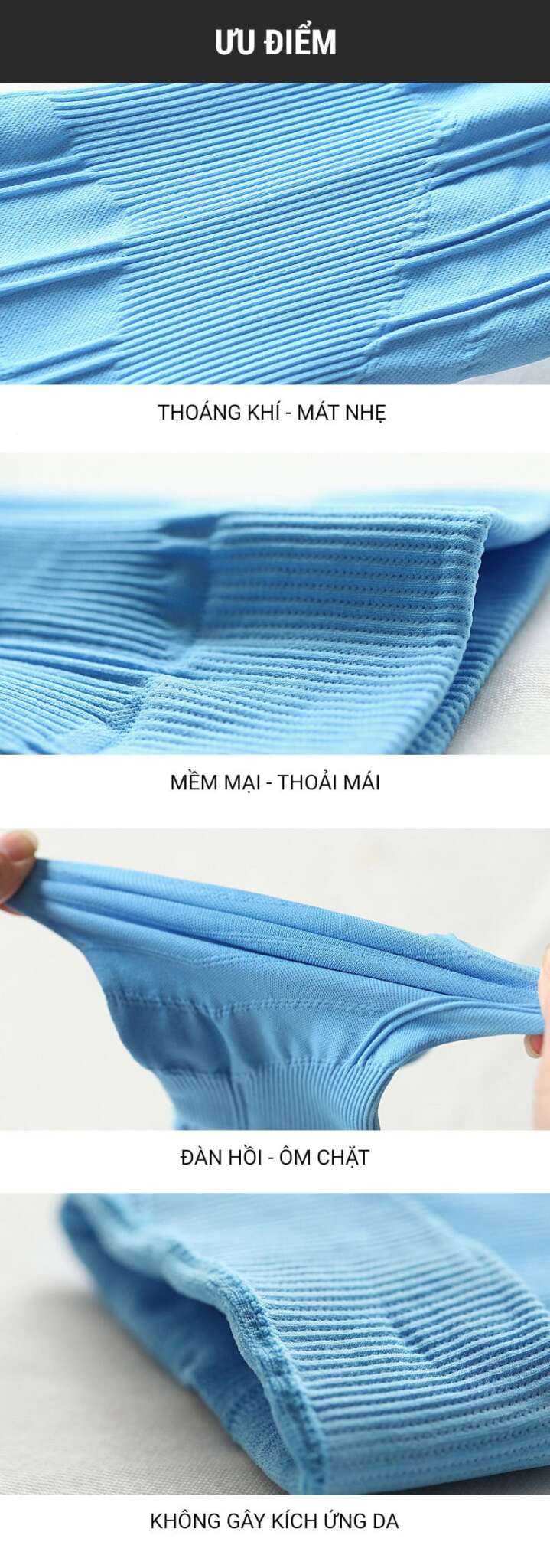 bo ong chan ls04 020 Bó ống chân thể thao YCB Leg Sleeve LS04 - YCB.vn