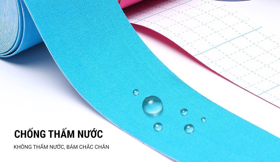 kinesiology tape 5cm pre cut 09 Băng dán cơ YCB Kinesiology Tape PreCut khổ 5cm (cuộn 20 miếng cắt sẵn) - YCB.vn