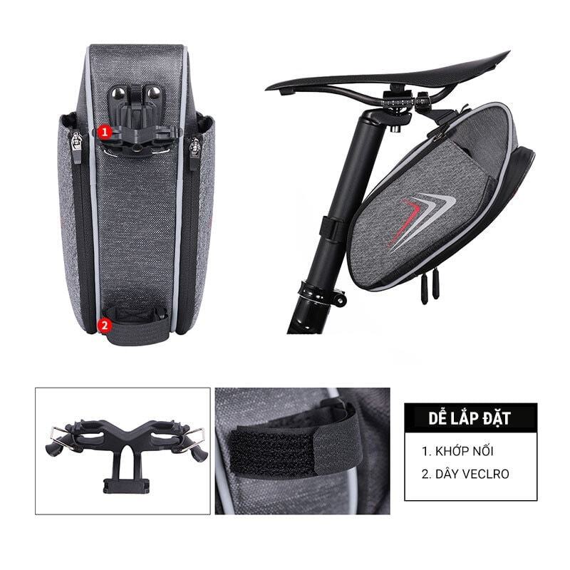 tui treo yen xe dap wheel up sb 03 003 Túi yên đựng bình nước Wheel Up (SB-03) - YCB.vn