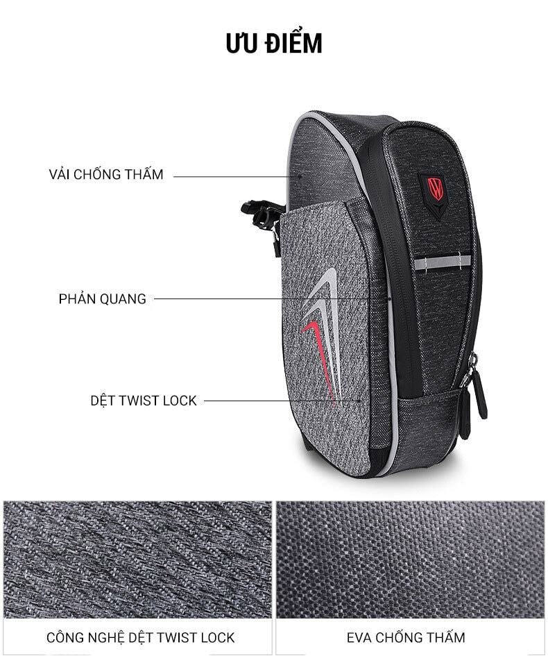 tui treo yen xe dap wheelup sb 03 009 Túi yên đựng bình nước Wheel Up (SB-03) - YCB.vn
