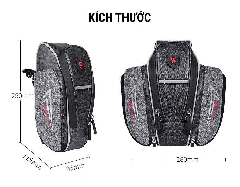 tui treo yen xe dap wheelup sb 03 013 Túi yên đựng bình nước Wheel Up (SB-03) - YCB.vn