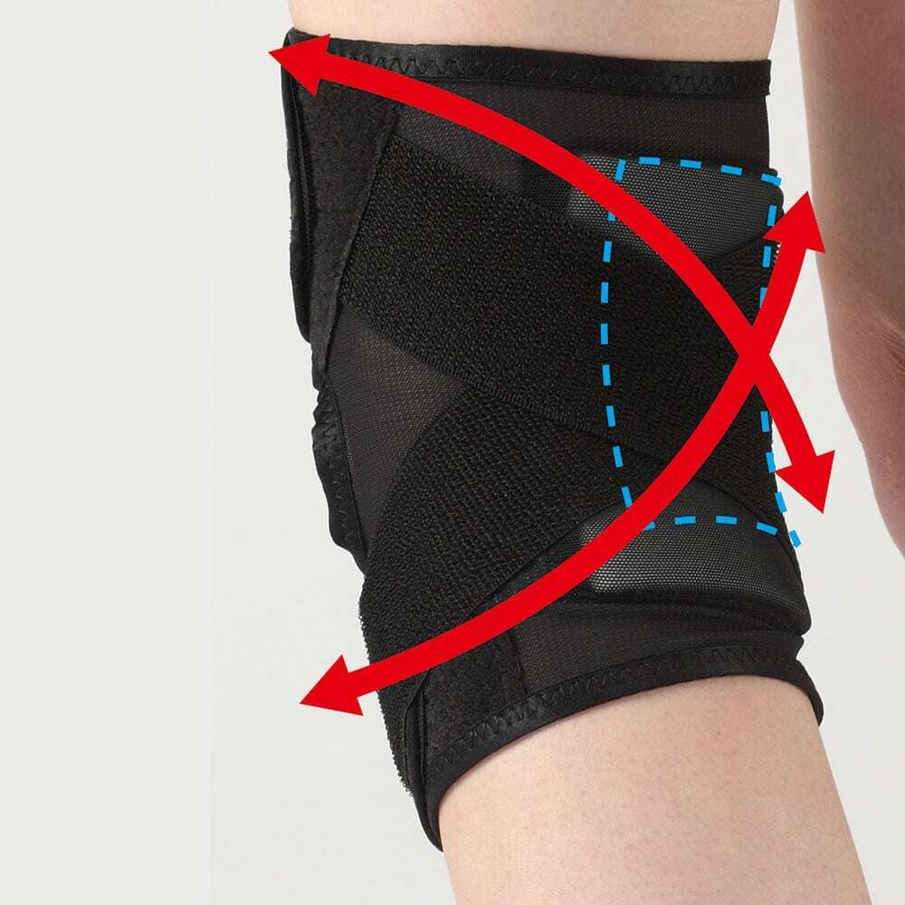 Đai cố định đầu gối cao cấp Bonbone Thin PF Cross Belt 1 dai co dinh goi bonbone thin bf kn 10 004 Đai cố định đầu gối cao cấp Bonbone Thin PF Cross Belt - YCB.vn