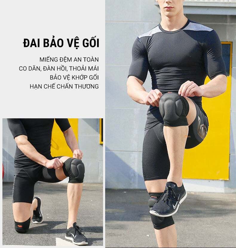 dai bao ve goi kn11 004 Đai bảo vệ gối chống va đập Boer Protect Knee Pad KN11 (1 cặp) - YCB.vn