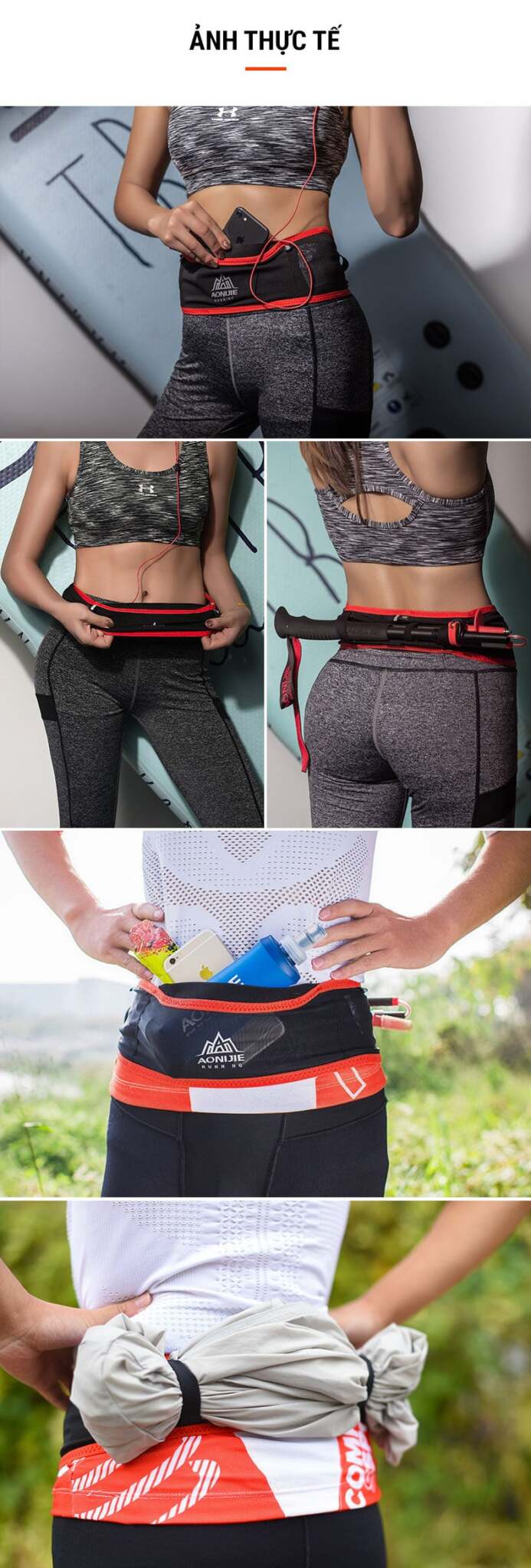 Đai đeo hông thể thao Aonijie Slim Belt B031 5 dai deo hong the thao aonjiie b031 009 Đai đeo hông thể thao Aonijie Slim Belt B031 - YCB.vn