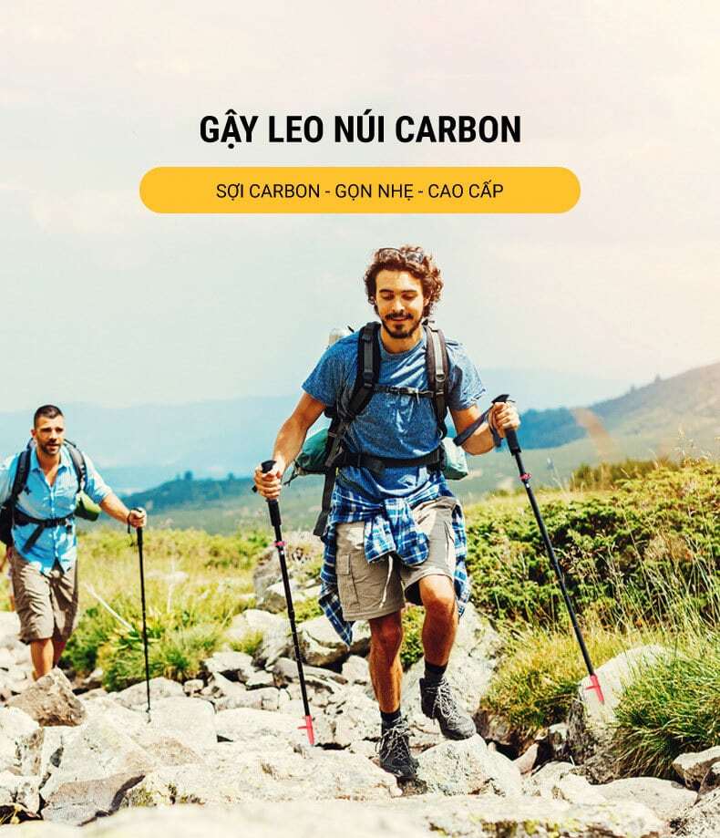 gay leo nui z pole aonijie 1 Gậy leo núi carbon Z-Pole Aonijie PL-12 (185 gram) - YCB.vn