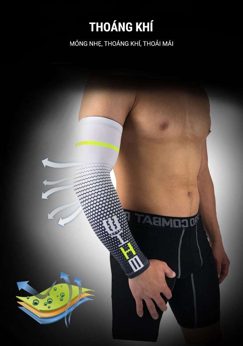 ong tay chong nang arm sleeve as03 1 03 Ống tay thể thao YCB Arm Sleeve AS03 - YCB.vn
