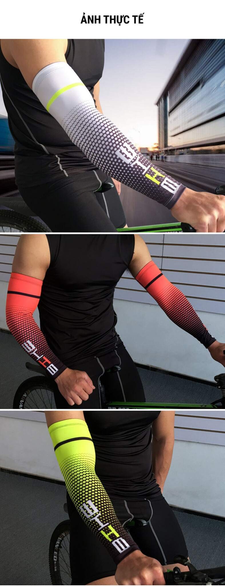 ong tay chong nang arm sleeve as03 2 Ống tay thể thao YCB Arm Sleeve AS03 - YCB.vn