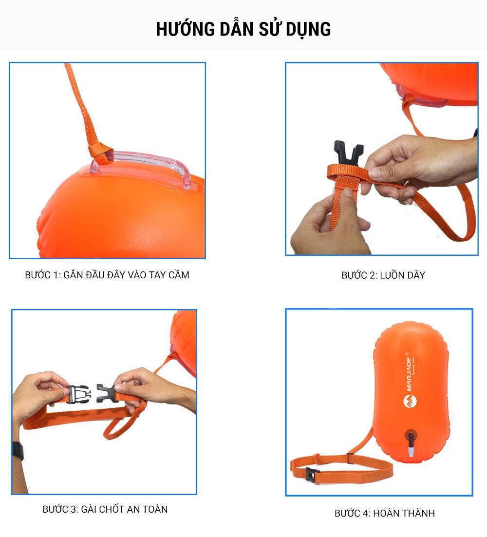 phao boi bien open water marjaqe mini buoy 28 Phao bơi biển open water Marjaqe Mini Buoy - YCB.vn