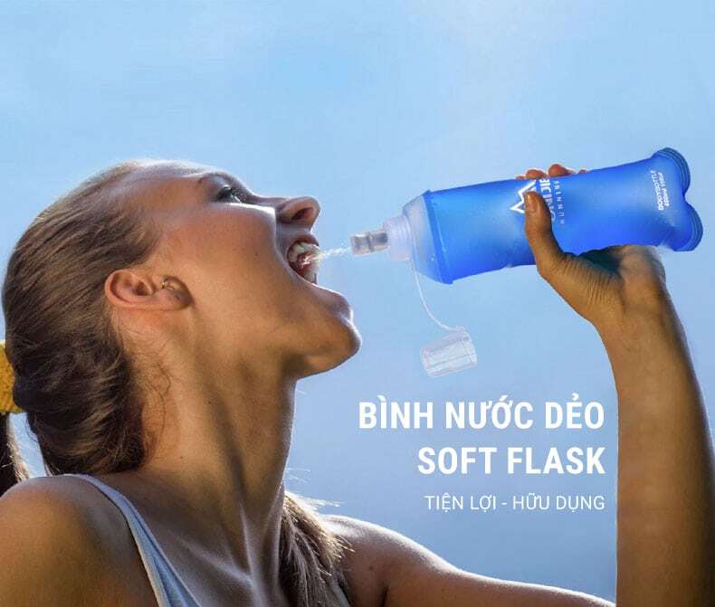 Bình nước dẻo TPU soft flask Aonijie SD19 (450ml) 1 binh nuoc deo aonijie soft flask 450ml 015 Bình nước dẻo TPU soft flask Aonijie SD19 (450ml) - YCB.vn