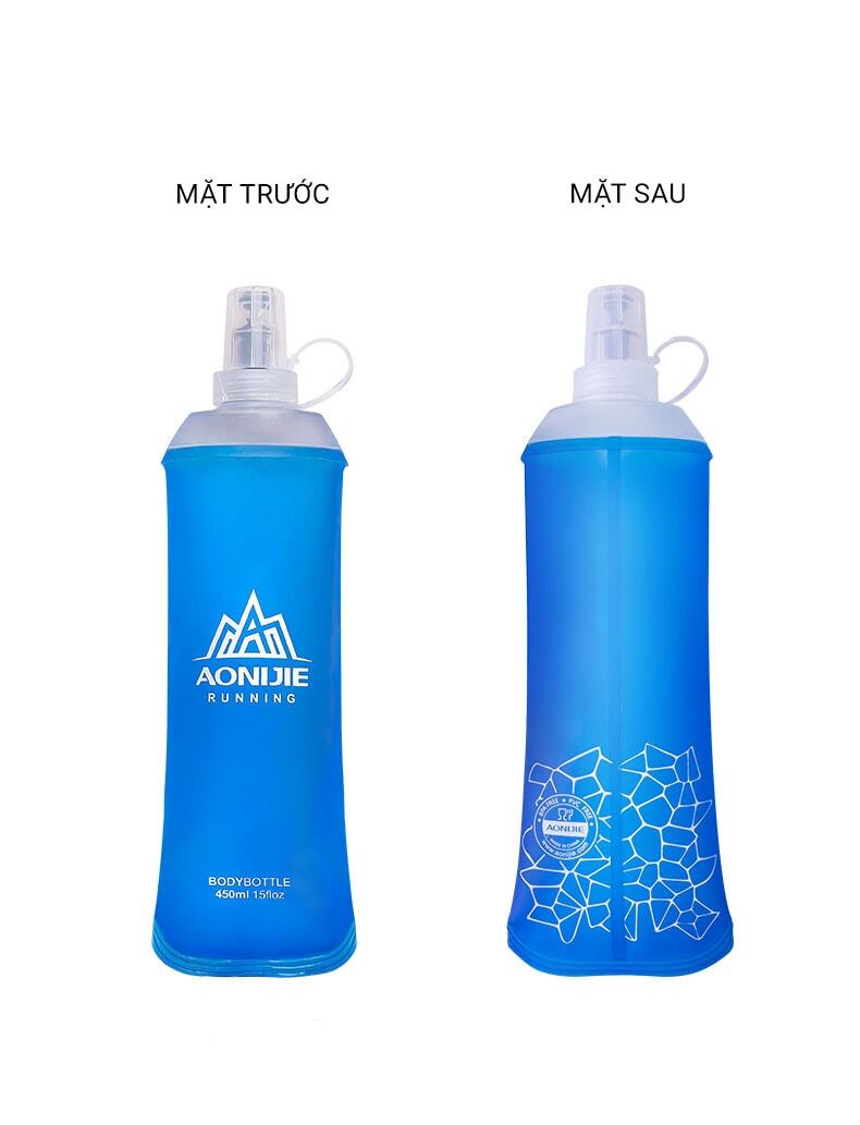 Bình nước dẻo TPU soft flask Aonijie SD19 (450ml) 8 binh nuoc deo aonijie soft flask 450ml 026 Bình nước dẻo TPU soft flask Aonijie SD19 (450ml) - YCB.vn