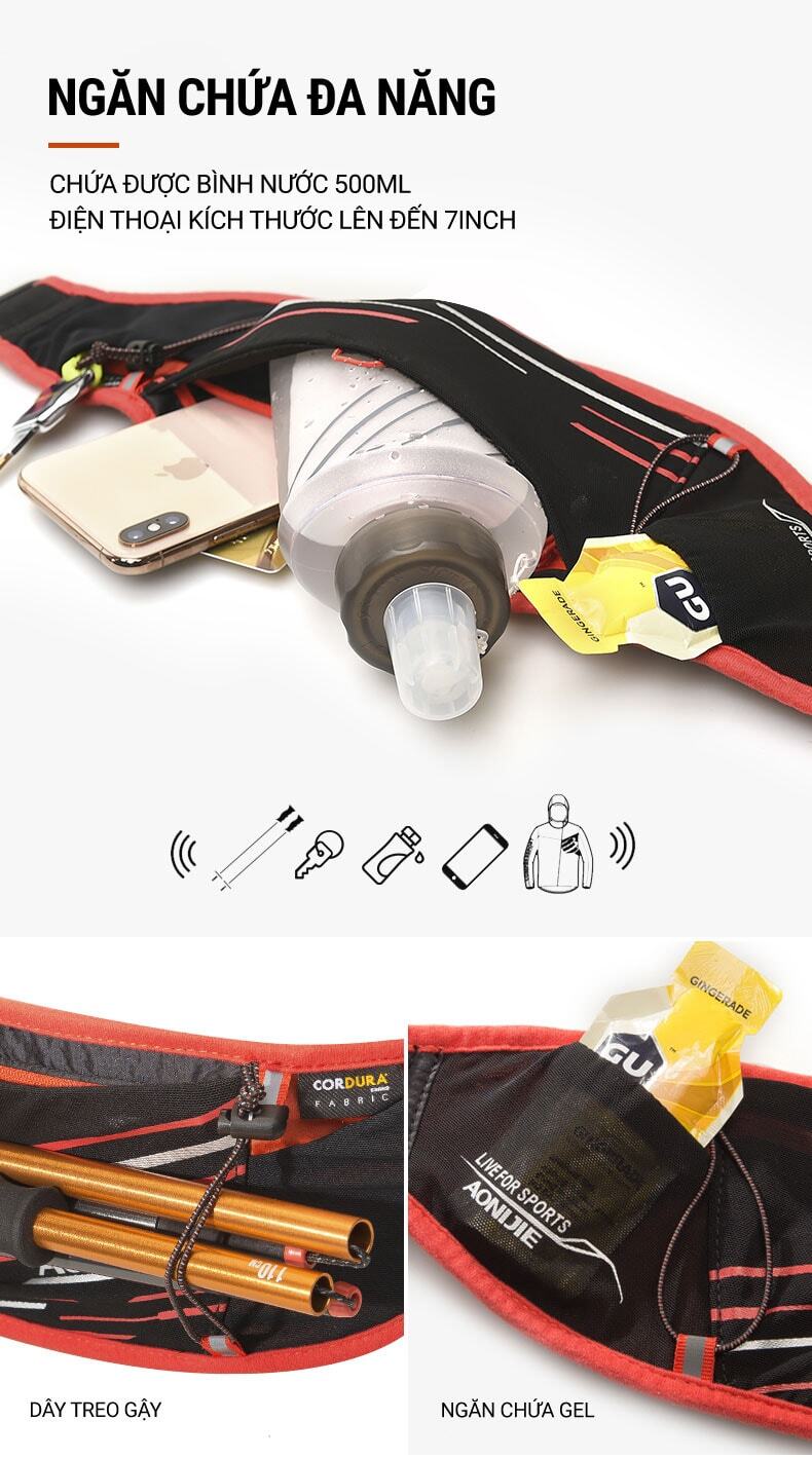 Đai đeo hông Aonijie Explorer Belt (B033) - YCB.vn