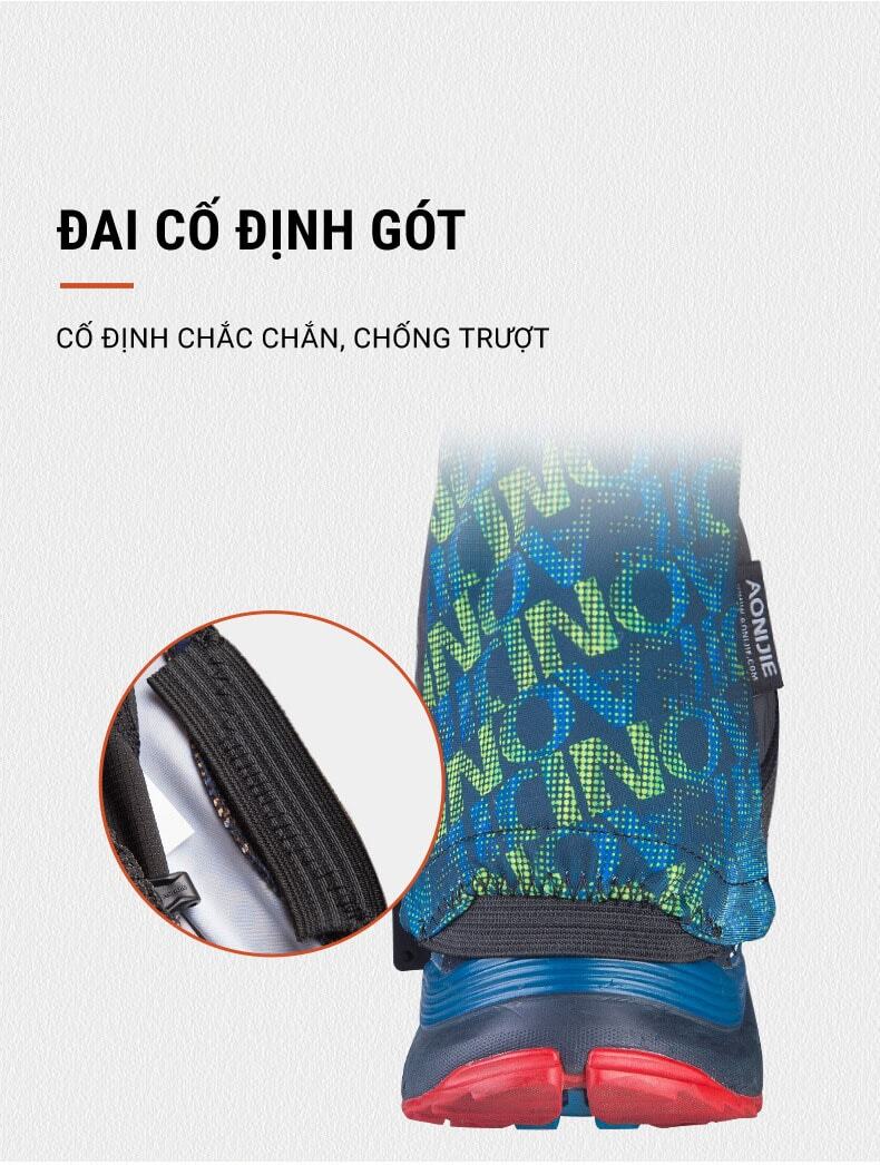 Xà cạp giày chạy địa hình Aonijie Trail Gaiters E941 6 Xà cạp giày chạy địa hình Aonijie Trail Gaiters E941 - YCB.vn
