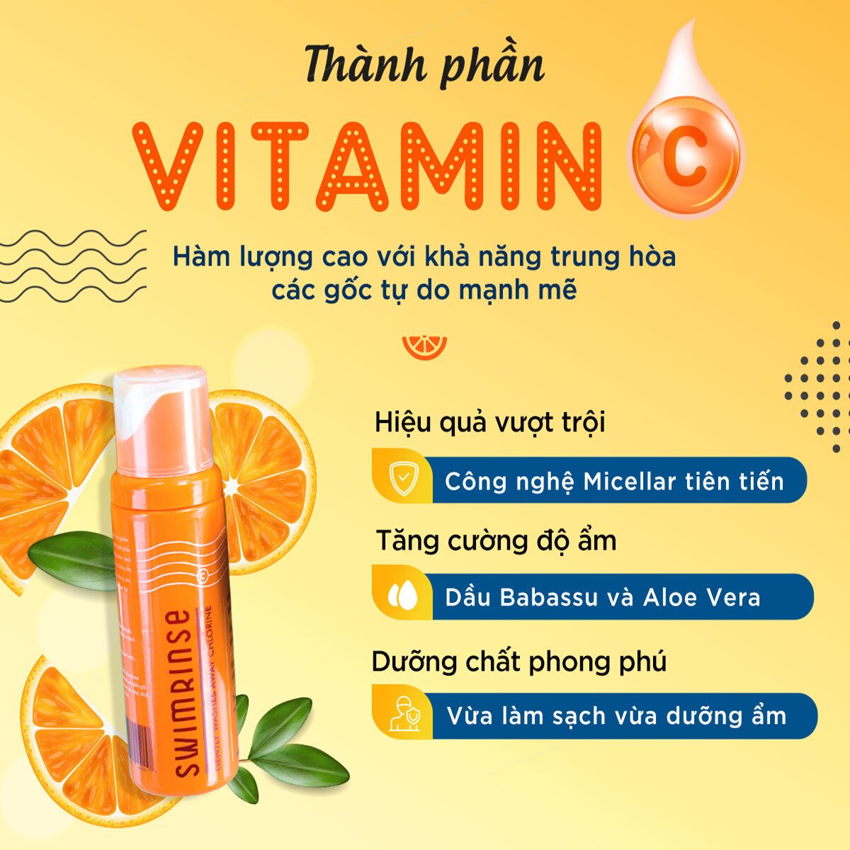 Chai xịt khoáng khử Clo sau khi bơi SwimRinse 8 SwimRinse 04 Chai xịt khoáng khử Clo sau khi bơi SwimRinse - YCB.vn