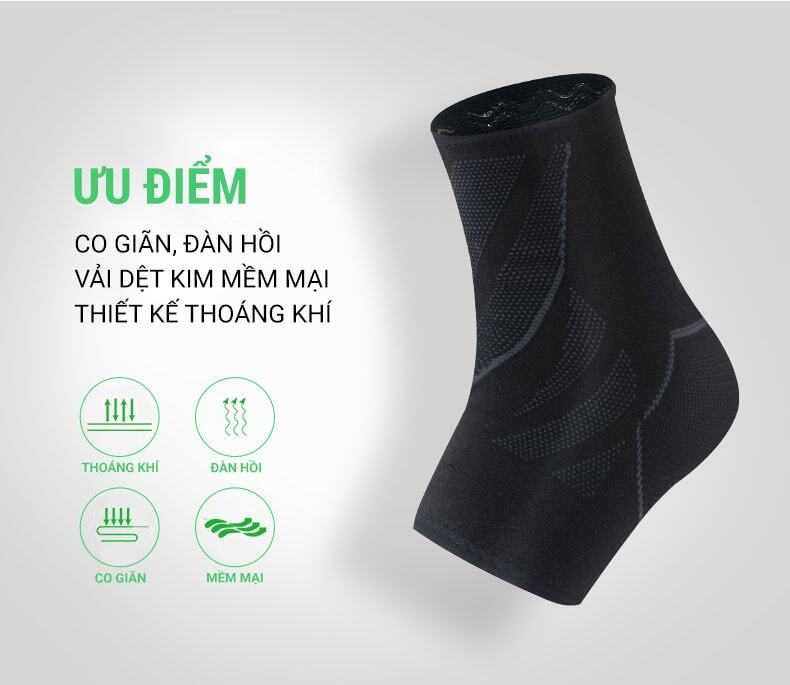 bang co chan ank04 007 Băng thun bảo vệ cổ chân ANK-04 - YCB.vn