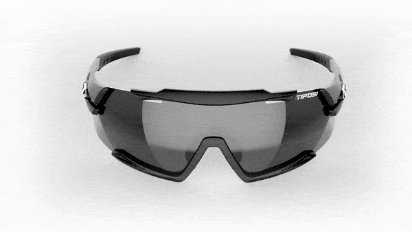 kinh mat tifosi aethon white black 07 Kính mát thể thao Tifosi Aethon Fototec | Matte Smoke - YCB.vn