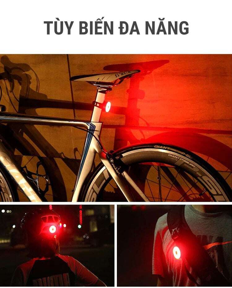Đèn hậu chống nước pin sạc USB Mzyrh Tailight TL-01 4 Đèn hậu chống nước pin sạc USB Mzyrh Tailight TL-01 - YCB.vn
