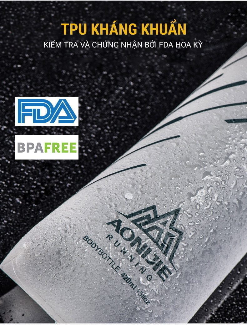 Bình nước dẻo Aonijie EazyFlask SD21 (250ml / 420ml / 500ml) 3 binh nuoc deo quick soft flask aonijie sd21 10 Bình nước dẻo Aonijie EazyFlask SD21 (250ml / 420ml / 500ml) - YCB.vn