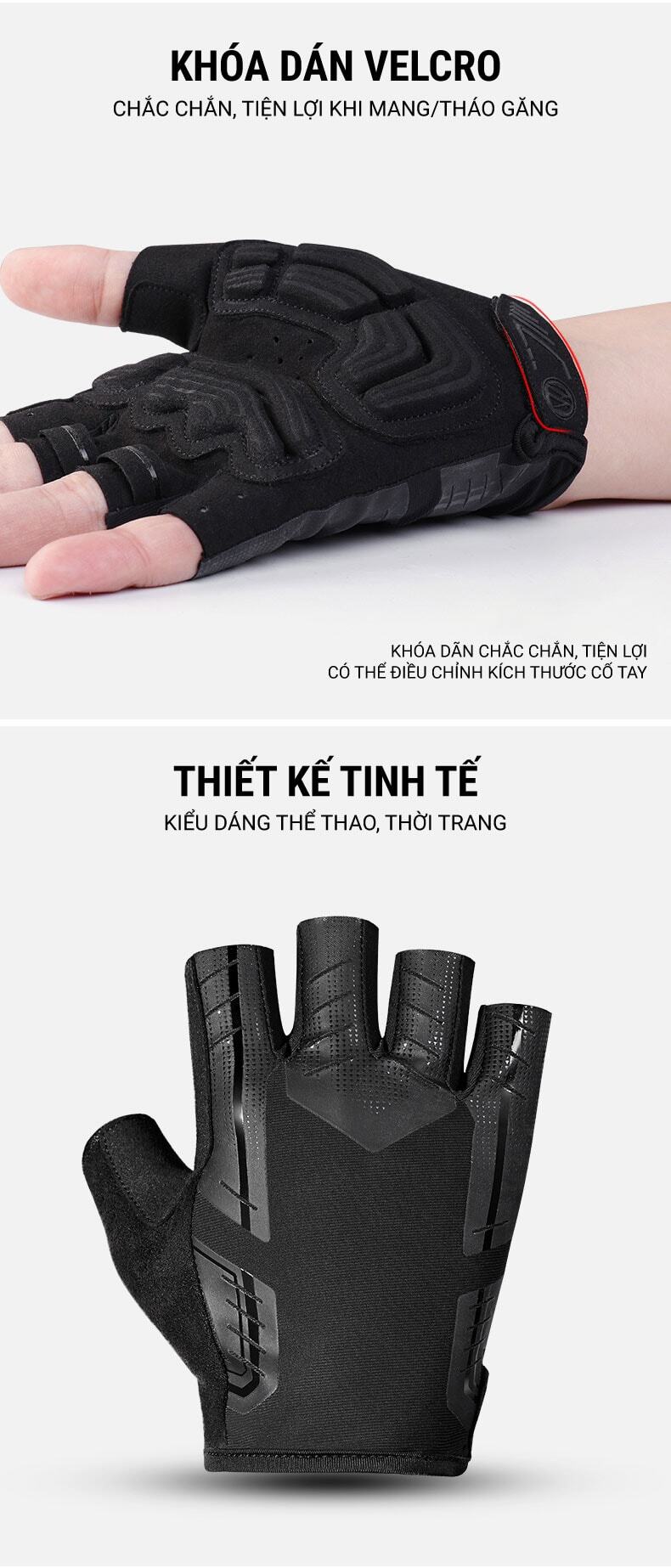 gang tay xe dap wheel up s191 12 Găng tay xe đạp hở ngón Wheel Up S191 - YCB.vn
