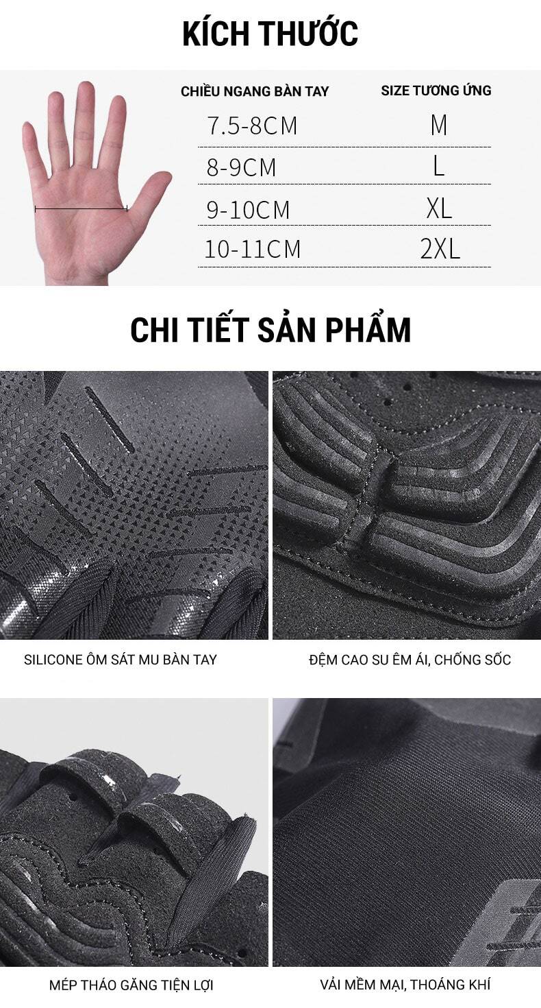 gang tay xe dap wheel up s191 14 Găng tay xe đạp hở ngón Wheel Up S191 - YCB.vn