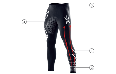 Quần dài bó cơ nam 2XU Run Dash Compression Tights (1 Túi Phía Sau) 4 MA1967b Quần dài bó cơ nam 2XU Run Dash Compression Tights (1 Túi Phía Sau) - YCB.vn