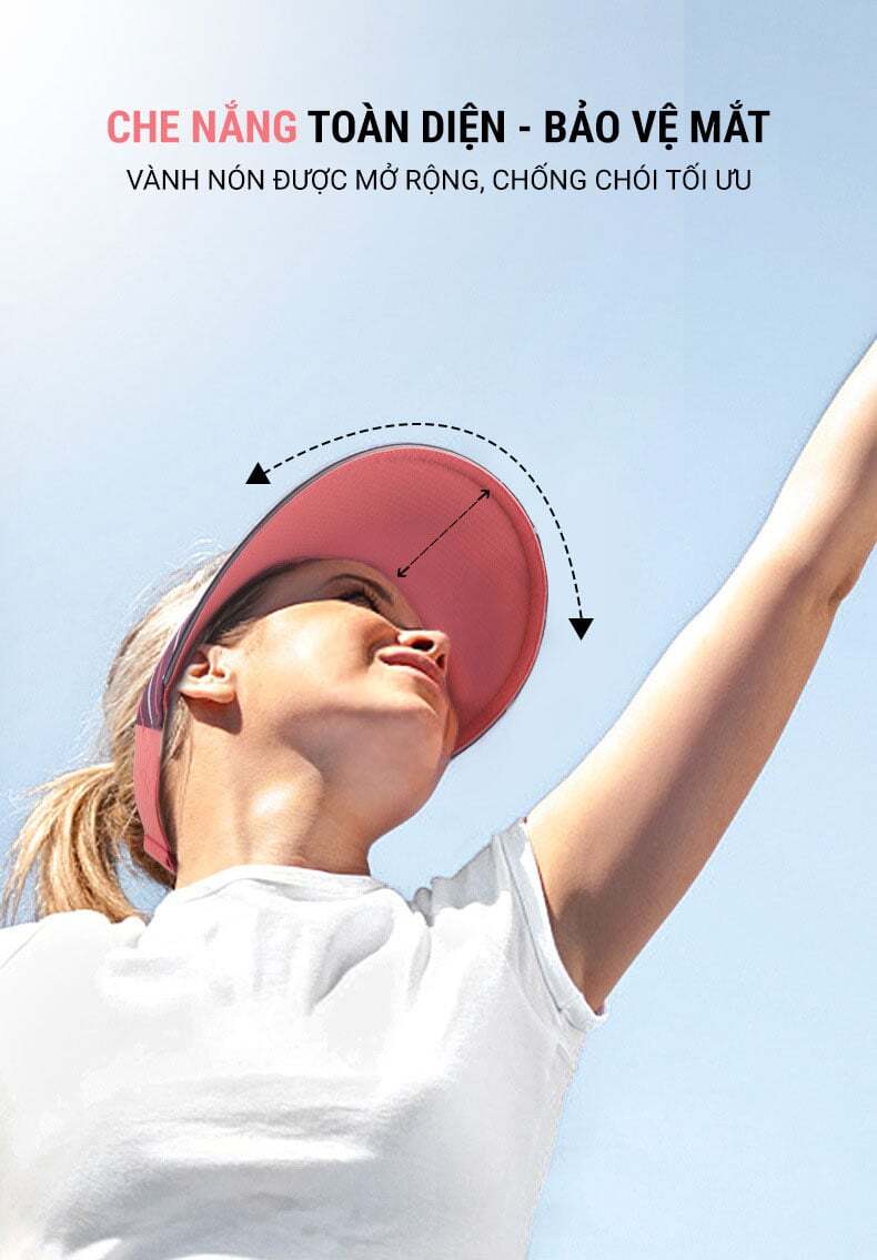 non visor aonijie 10 Nón thể thao chống nắng Aonijie Sun Visor Cap - YCB.vn
