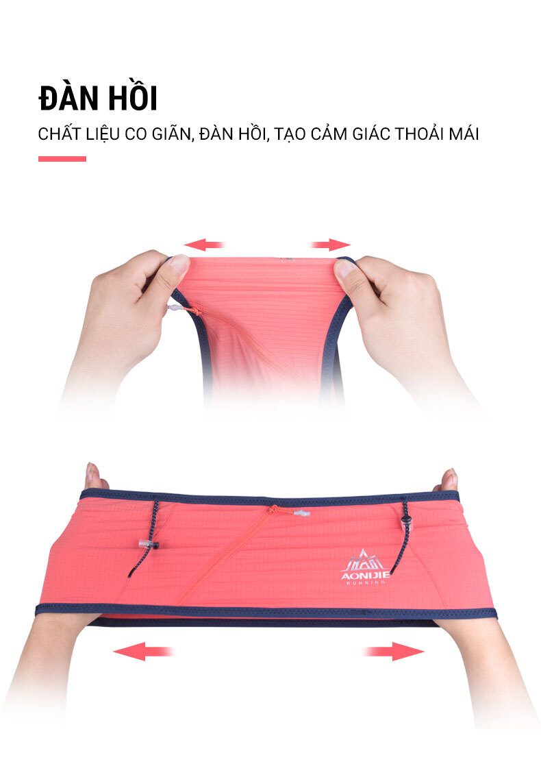 Túi đeo hông Aonijie Sport Waist Bag W8101 (B037) 7 aonijie sport waist bag w1801 b0376 Túi đeo hông Aonijie Sport Waist Bag W8101 (B037) - YCB.vn