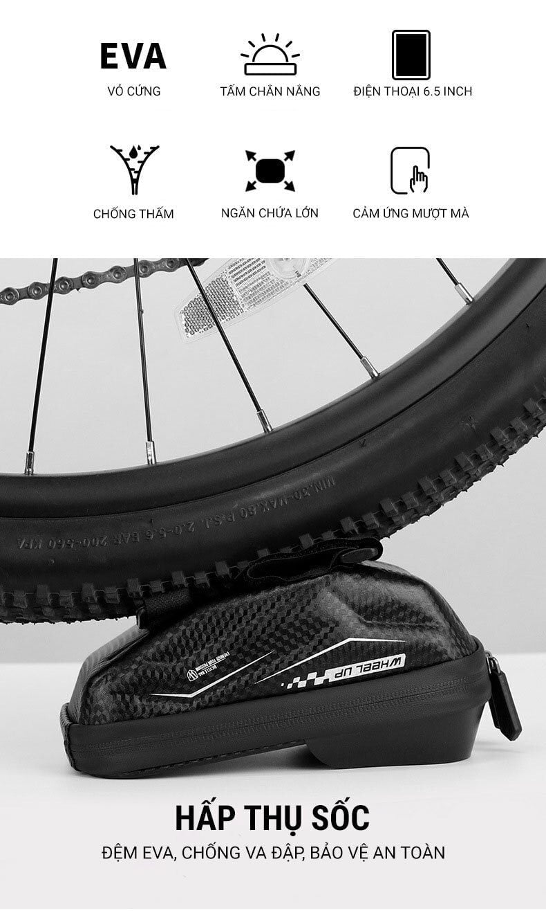 tui dien thoai ghi dong xe dap wheel up hbb03 35 1 Túi điện thoại ghi đông xe đạp Wheel Up HBB-03 - YCB.vn