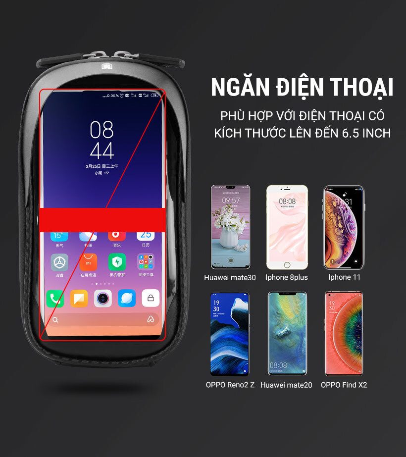 tui dien thoai ghi dong xe dap wheel up hbb03 37 1 Túi điện thoại ghi đông xe đạp Wheel Up HBB-03 - YCB.vn