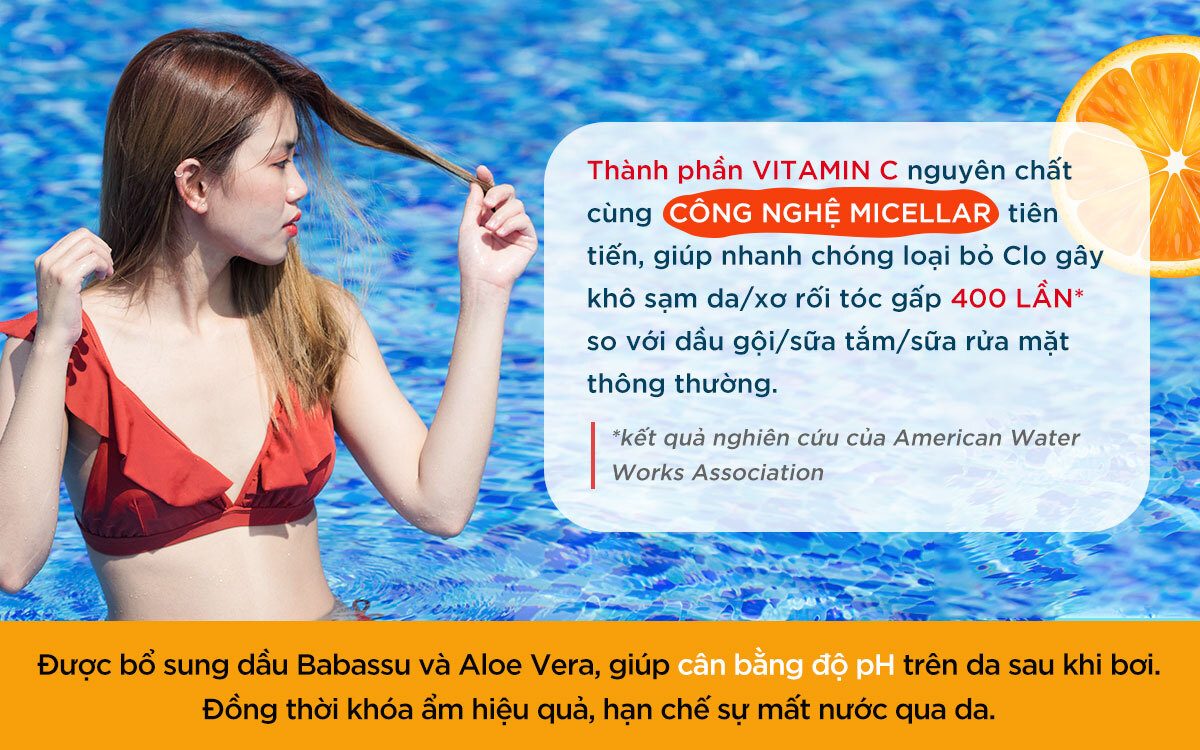 Chai xịt khoáng khử Clo sau khi bơi SwimRinse 5 swimrinse 10 Chai xịt khoáng khử Clo sau khi bơi SwimRinse - YCB.vn