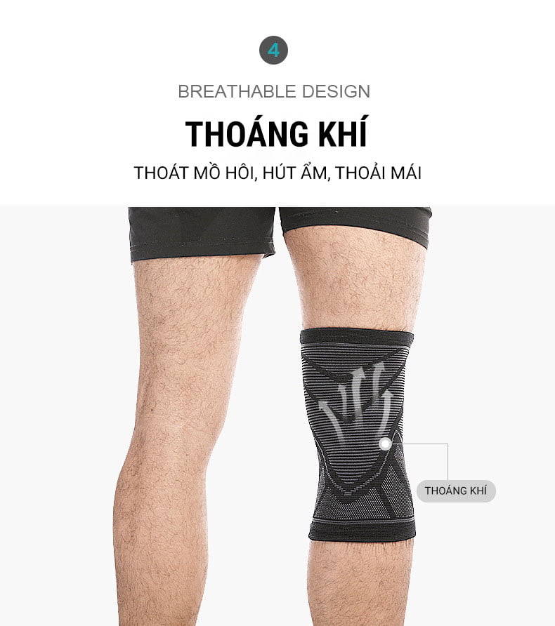 bang goi kn05s 14 Băng hỗ trợ gối tích hợp đệm EVA Boer KN05s - YCB.vn