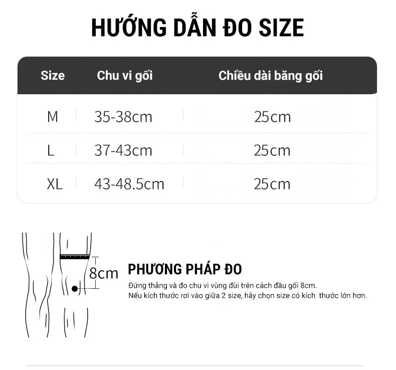 bang goi kn05s 16 Băng hỗ trợ gối tích hợp đệm EVA Boer KN05s - YCB.vn
