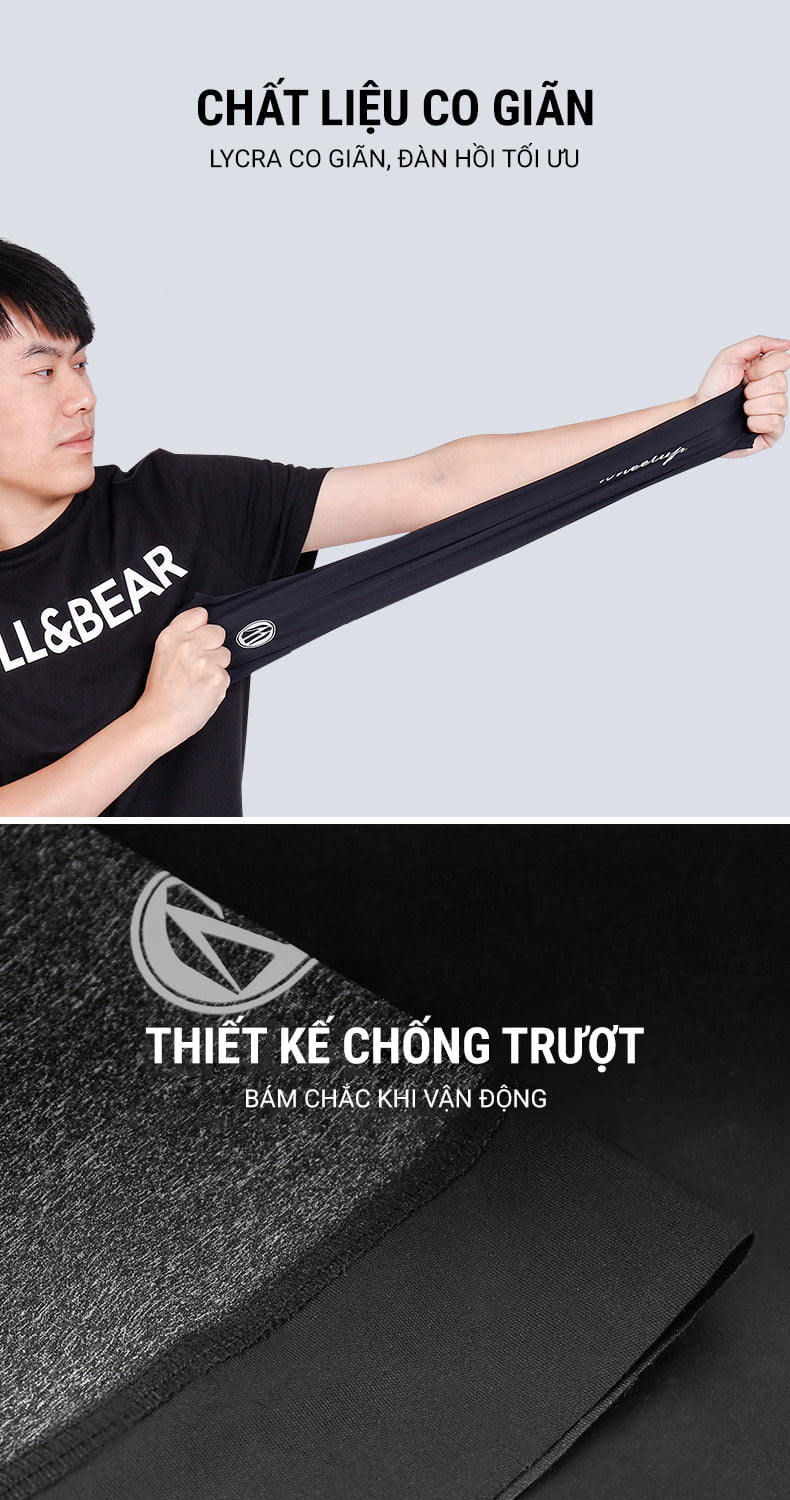 Ống tay thể thao Wheel Up Arm Sleeve YS013 AS06 4 ong tay the thao wheel up 2 Ống tay thể thao Wheel Up Arm Sleeve YS013 AS06 - YCB.vn